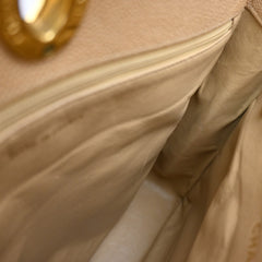 Chanel Vintage CC Lock Pocket Tote Quilted Caviar