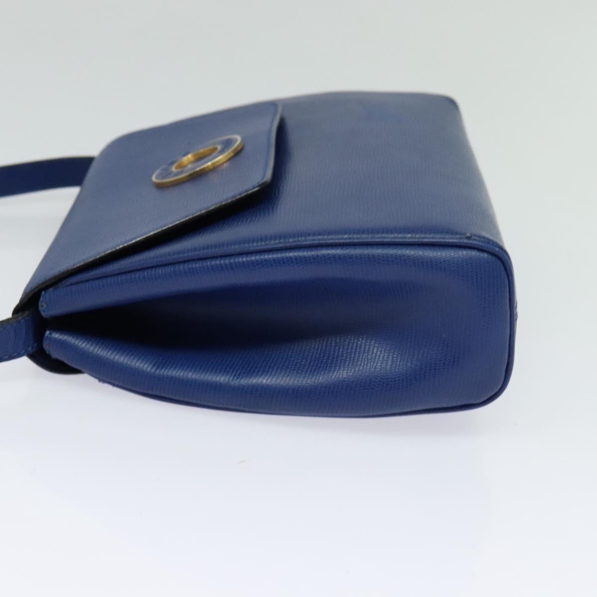 Celine Vintage Circle Logo Crossbody Bag Leather