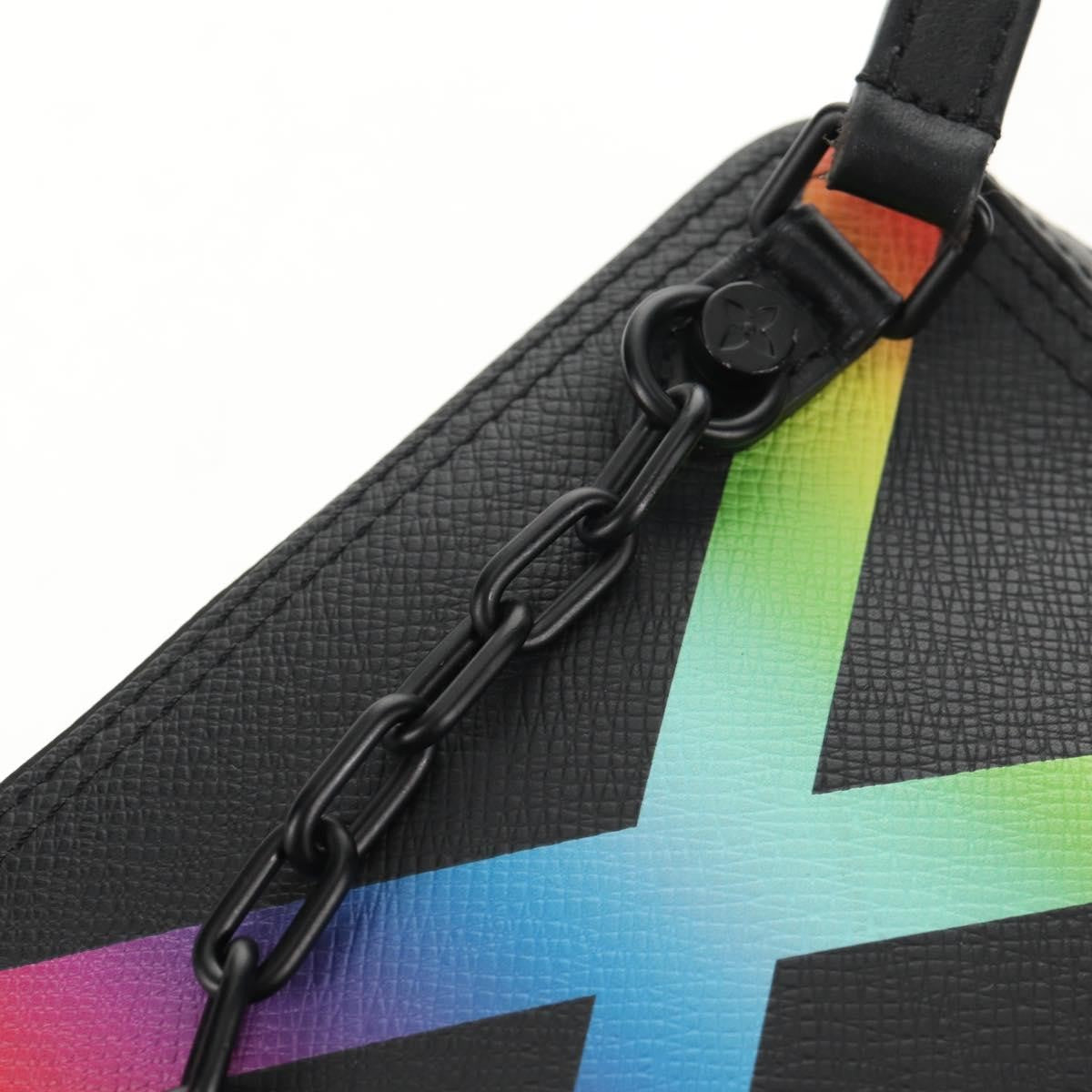 Louis Vuitton Danube Messenger Bag Rainbow Taiga Leather