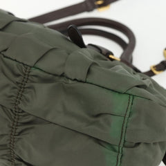 Prada Gaufre Convertible Satchel Tessuto