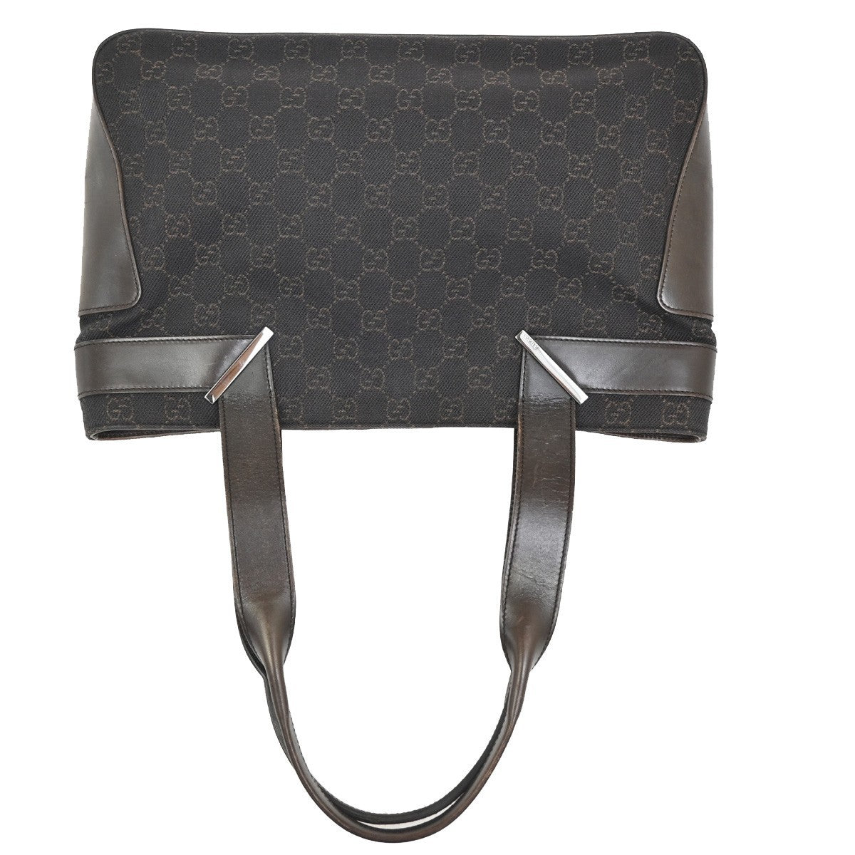 Gucci Vintage Shoulder Bag GG Coated Canvas
