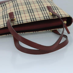Burberry Nova Check Tote canvas check pattern