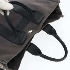 Hermes Sac Harnais Tote Toile and Leather