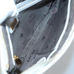 MCM Visetos Handbag Canvas and Leather