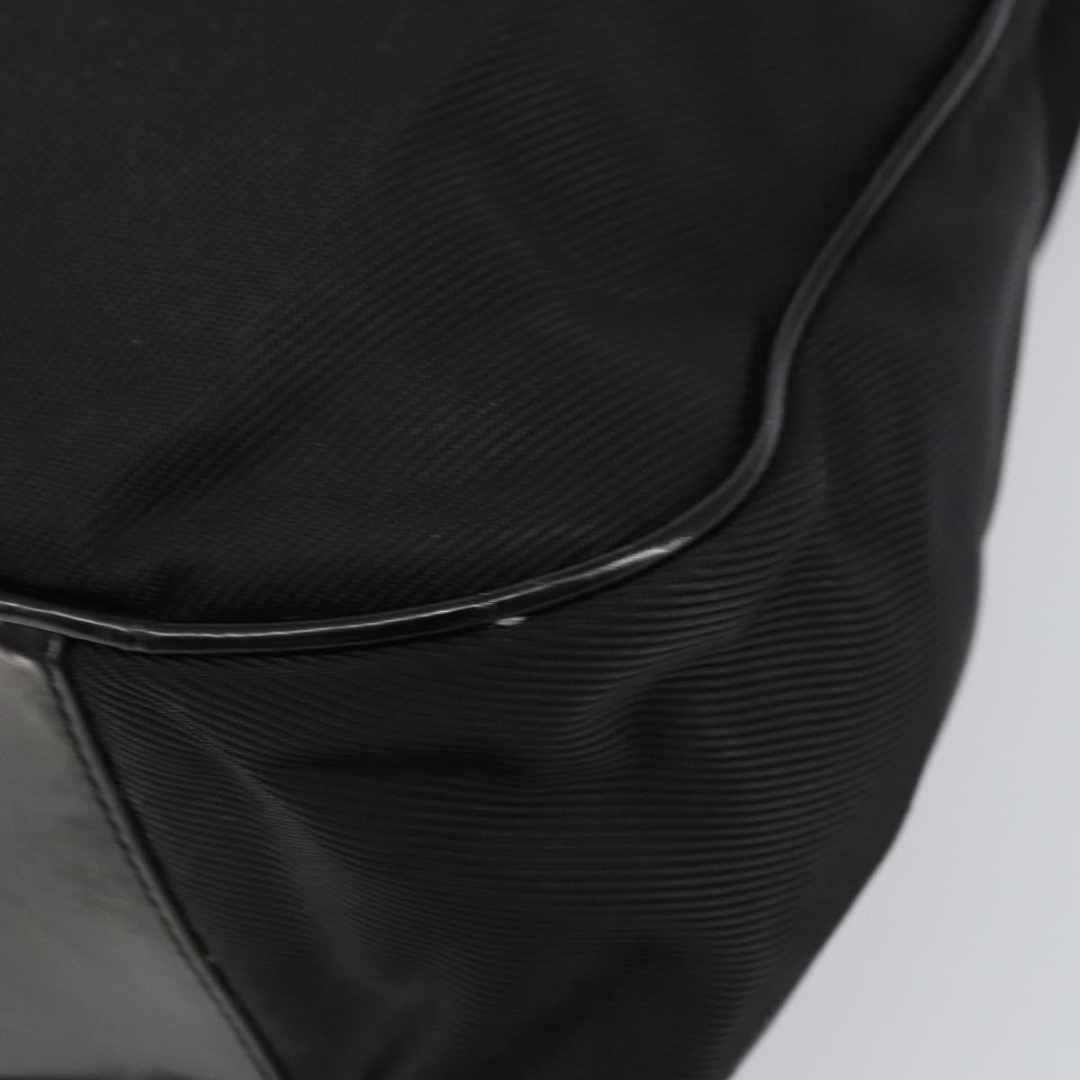 Gucci Vintage Bamboo Handle Open Hobo Nylon