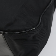 Gucci Vintage Bamboo Handle Open Hobo Nylon