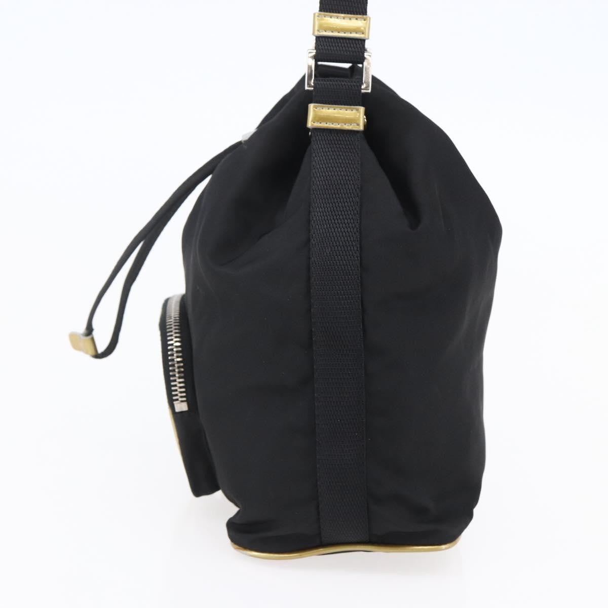 Prada Duet Drawstring Bucket Bag Tessuto