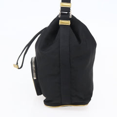 Prada Duet Drawstring Bucket Bag Tessuto