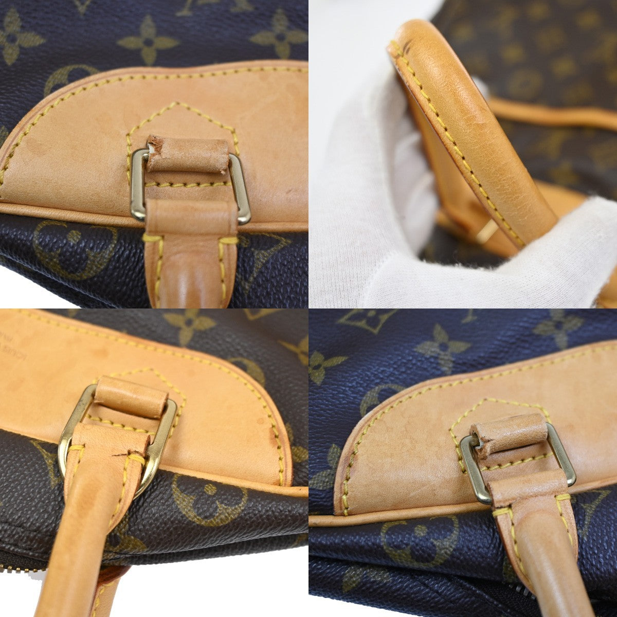 Louis Vuitton Deauville Handbag Monogram Canvas
