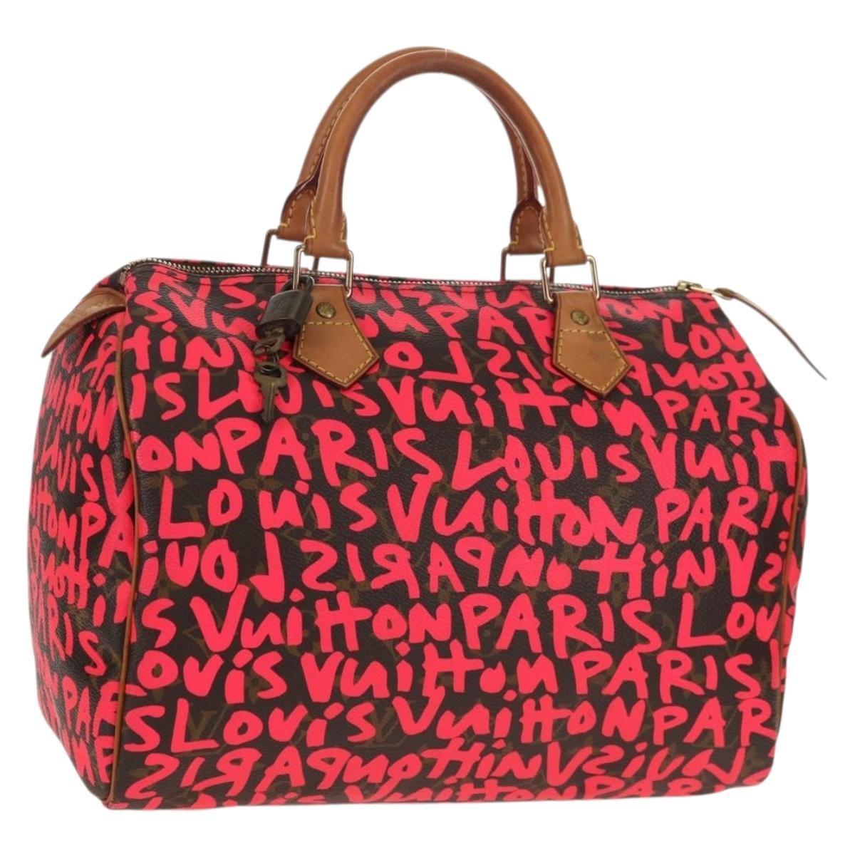 Louis Vuitton Speedy Handbag Limited Edition Monogram Graffiti