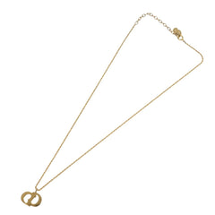 Christian Dior CD Pendant Necklace Metal