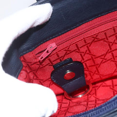 Christian Dior Vintage CD Handbag Leather