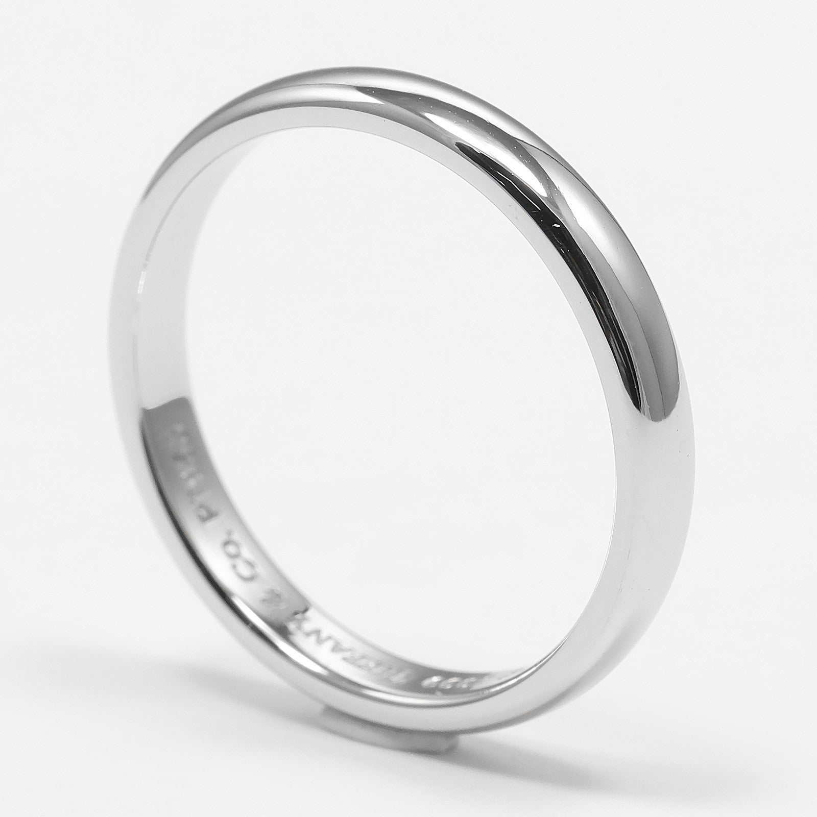 Tiffany & Co. Forever Wedding Band Ring 950 Platinum