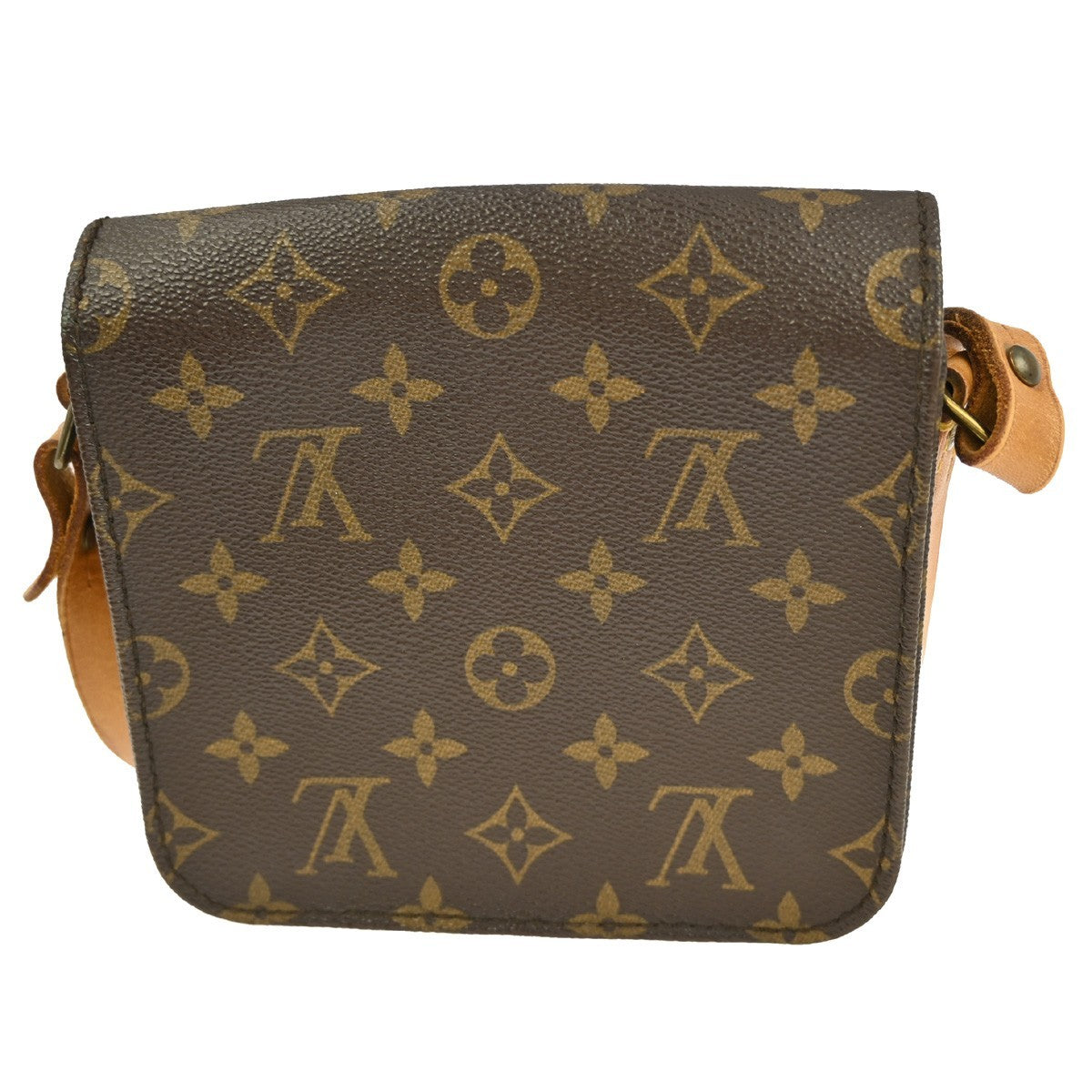 Louis Vuitton Cartouchiere Handbag Monogram Canvas