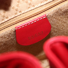 Gucci Vintage Bamboo Backpack Leather
