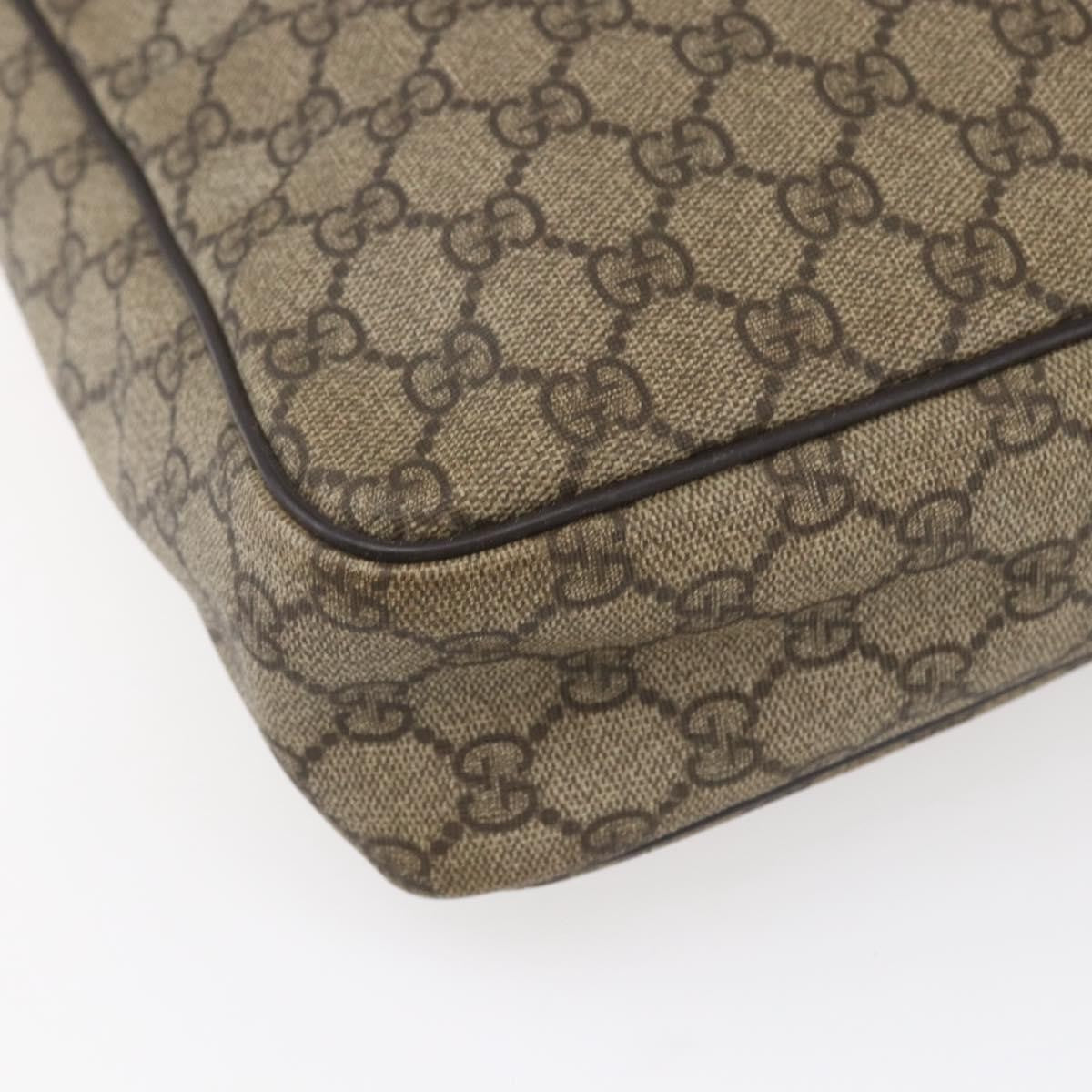 Gucci Front Zip Messenger GG Coated Canvas