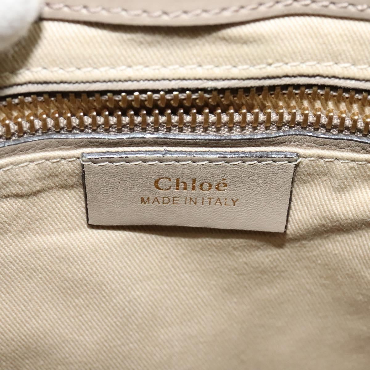 Chloe Faye Shoulder Bag Leather and Suede