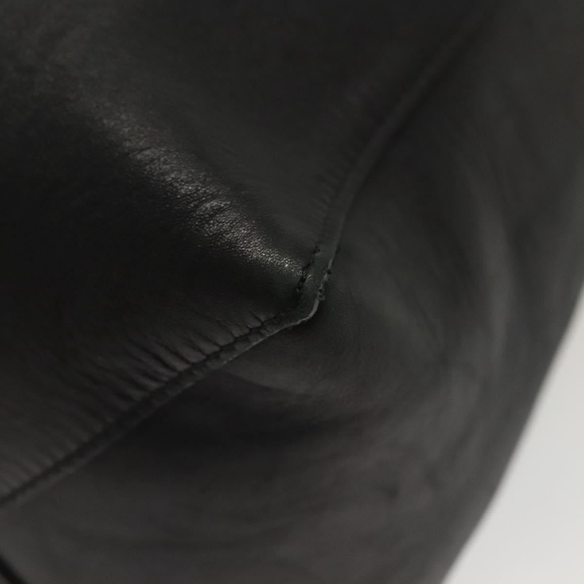 Celine Bicolor Drawstring Cabas Tote Leather