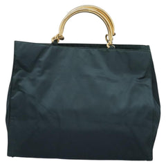 Prada Metal Handles Tote Tessuto