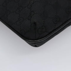 Gucci Vintage Flat Messenger Bag GG Canvas