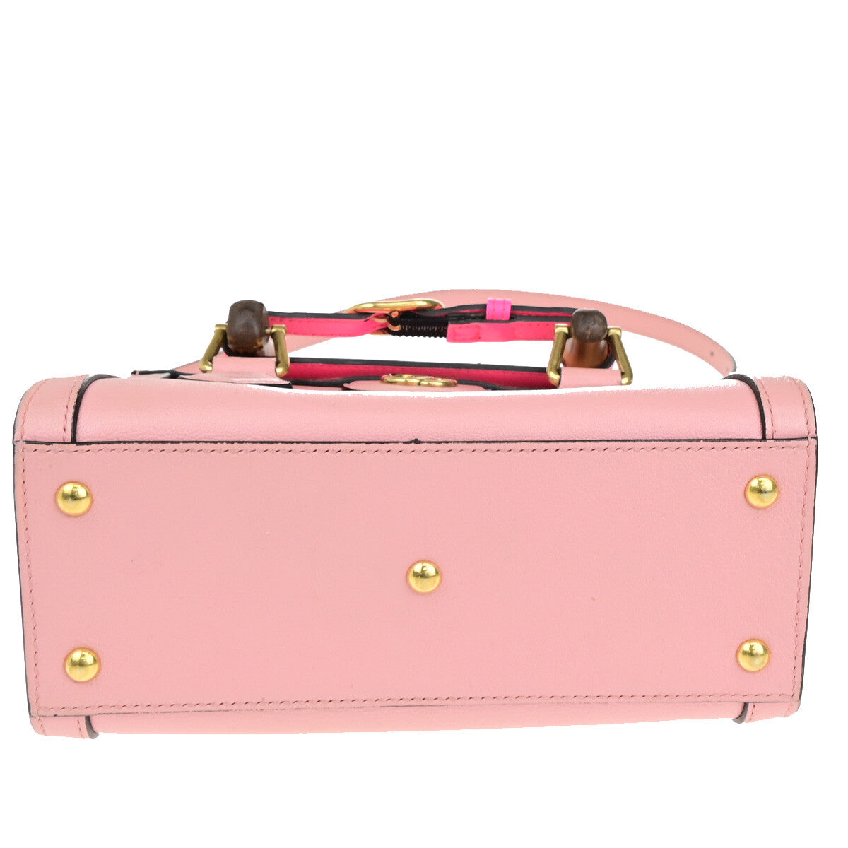 Gucci Diana NM Bamboo Handle Tote Leather