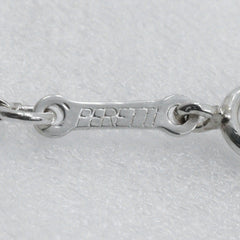 Tiffany & Co. Elsa Peretti Open Heart Pendant Necklace silver