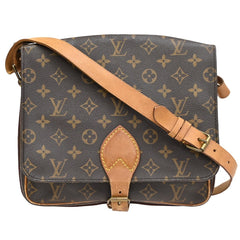 Louis Vuitton Cartouchiere Handbag Monogram Canvas