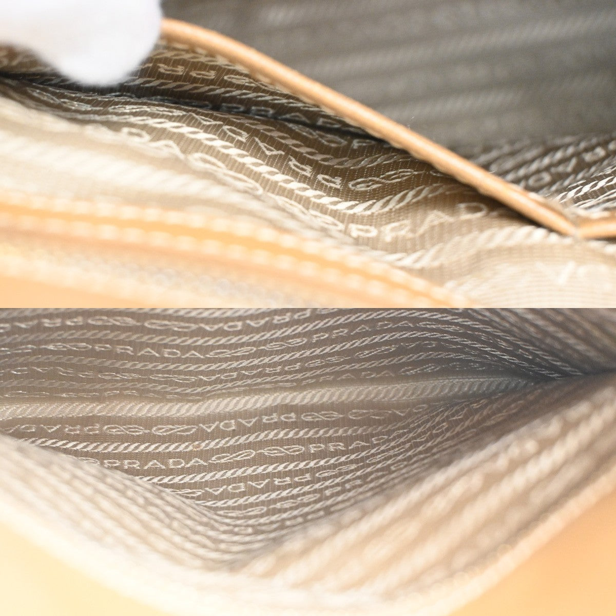 Prada Convertible Tote Canvas and Saffiano Leather