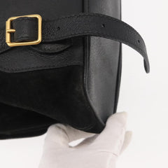 Gucci Vintage Bamboo Backpack Suede