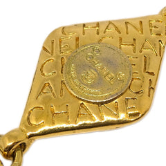 Chanel Mademoiselle Pendant Necklace Gold-plated