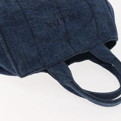 Prada Canapa Convertible Tote Denim