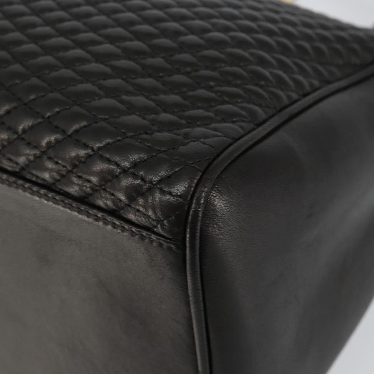 Bally Vintage Handbag Quilted Leather