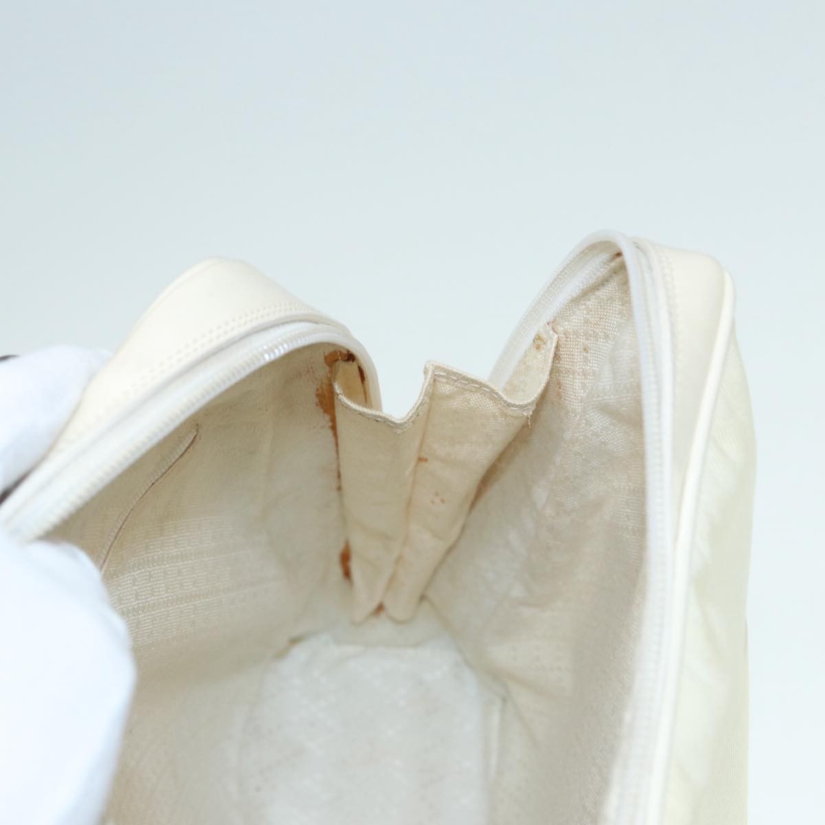 Gucci Vintage Bamboo Backpack Nylon and Patent Leather