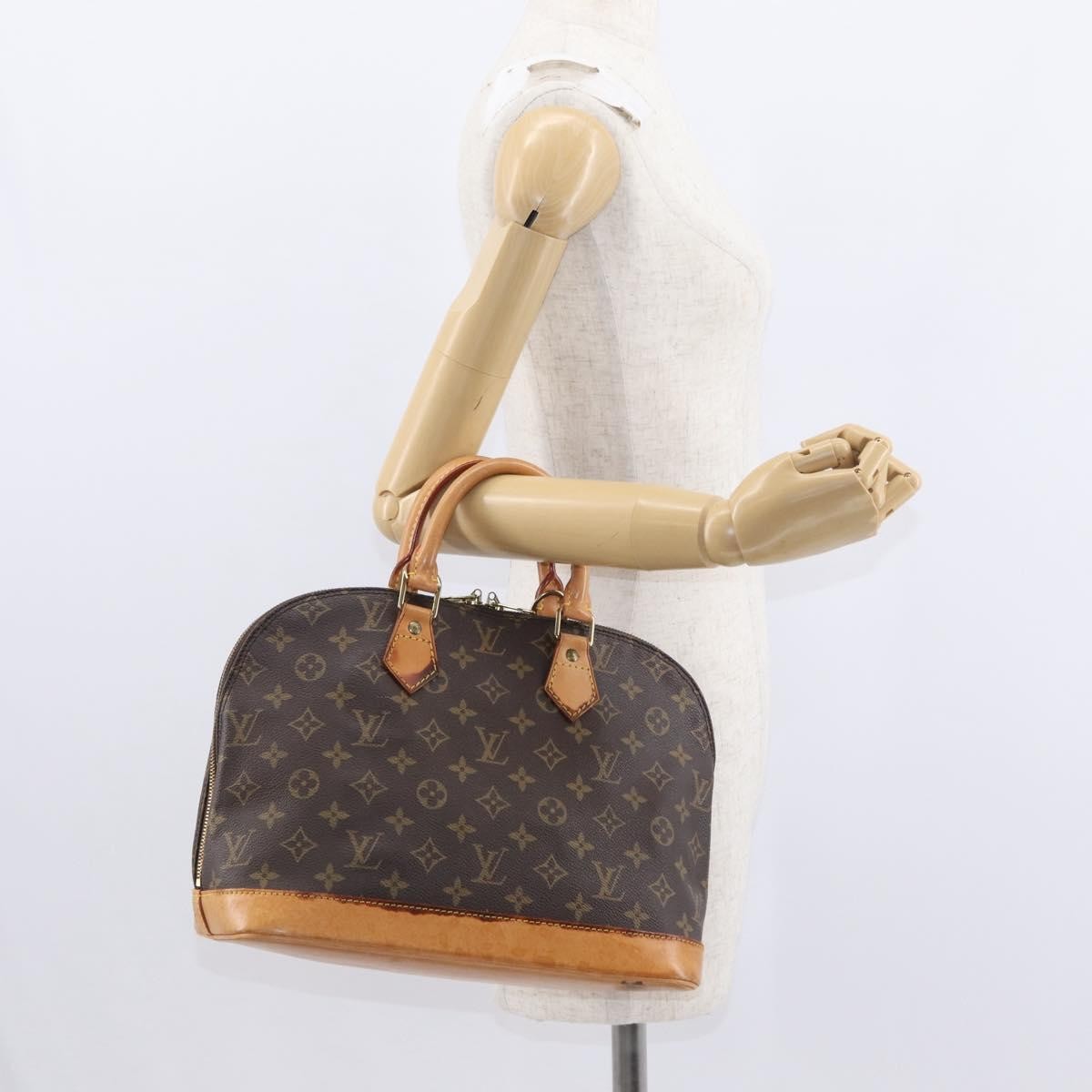 Louis Vuitton Alma Handbag Monogram Canvas