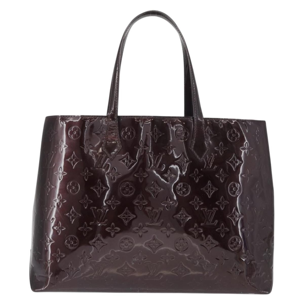 Louis Vuitton Wilshire Handbag Monogram Vernis