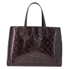 Louis Vuitton Wilshire Handbag Monogram Vernis