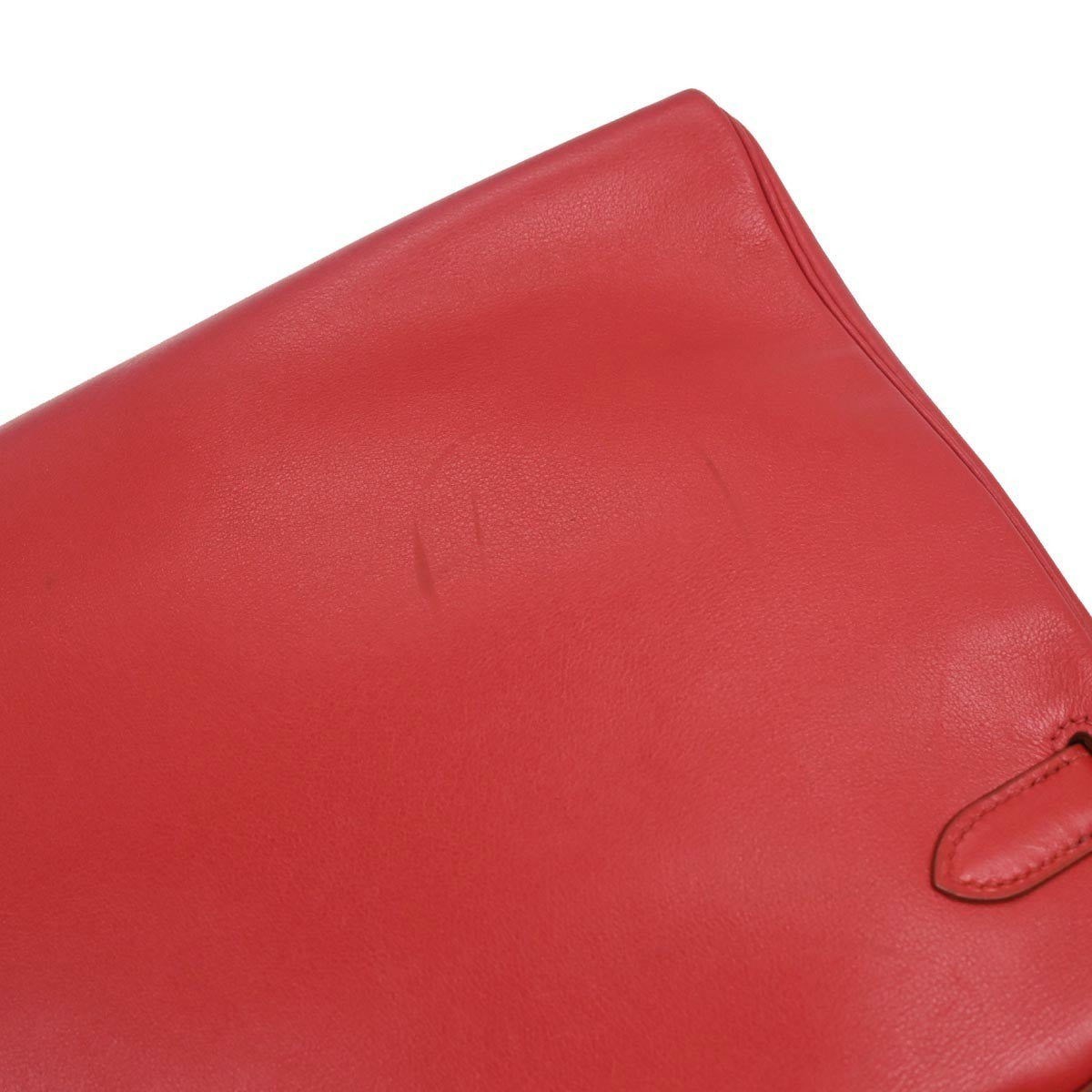 Hermes Kelly Handbag Red Gulliver with Gold Hardware