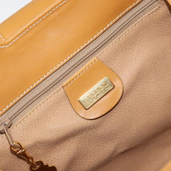 Gucci Vintage Shoulder Bag Canvas and Leather