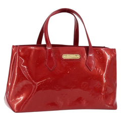 Louis Vuitton Wilshire Handbag Monogram Vernis