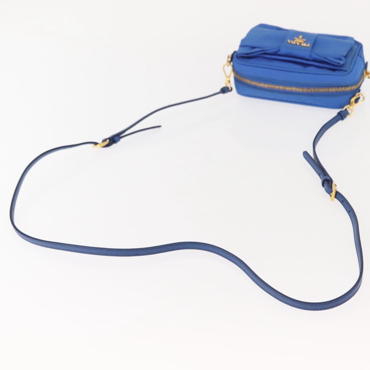 Prada Bow Camera Crossbody Bag Tessuto