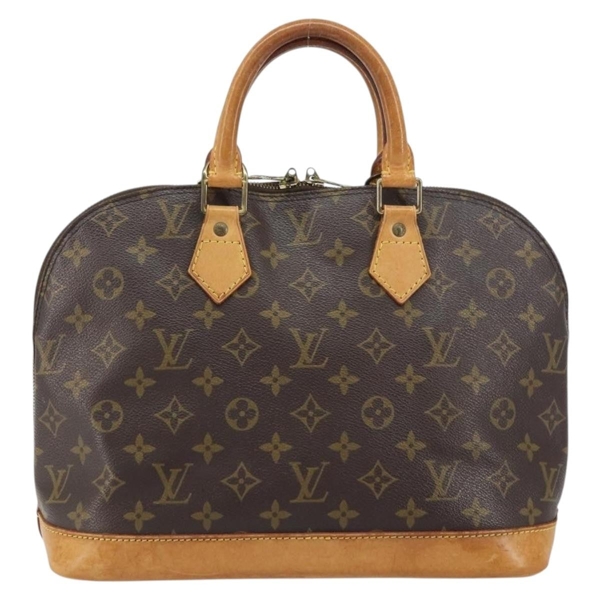 Louis Vuitton Alma Handbag Monogram Canvas