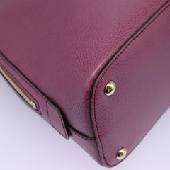 Gucci Lady Dollar Dome Satchel Leather