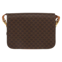 Celine Macadam Shoulder Bag PVC Leather