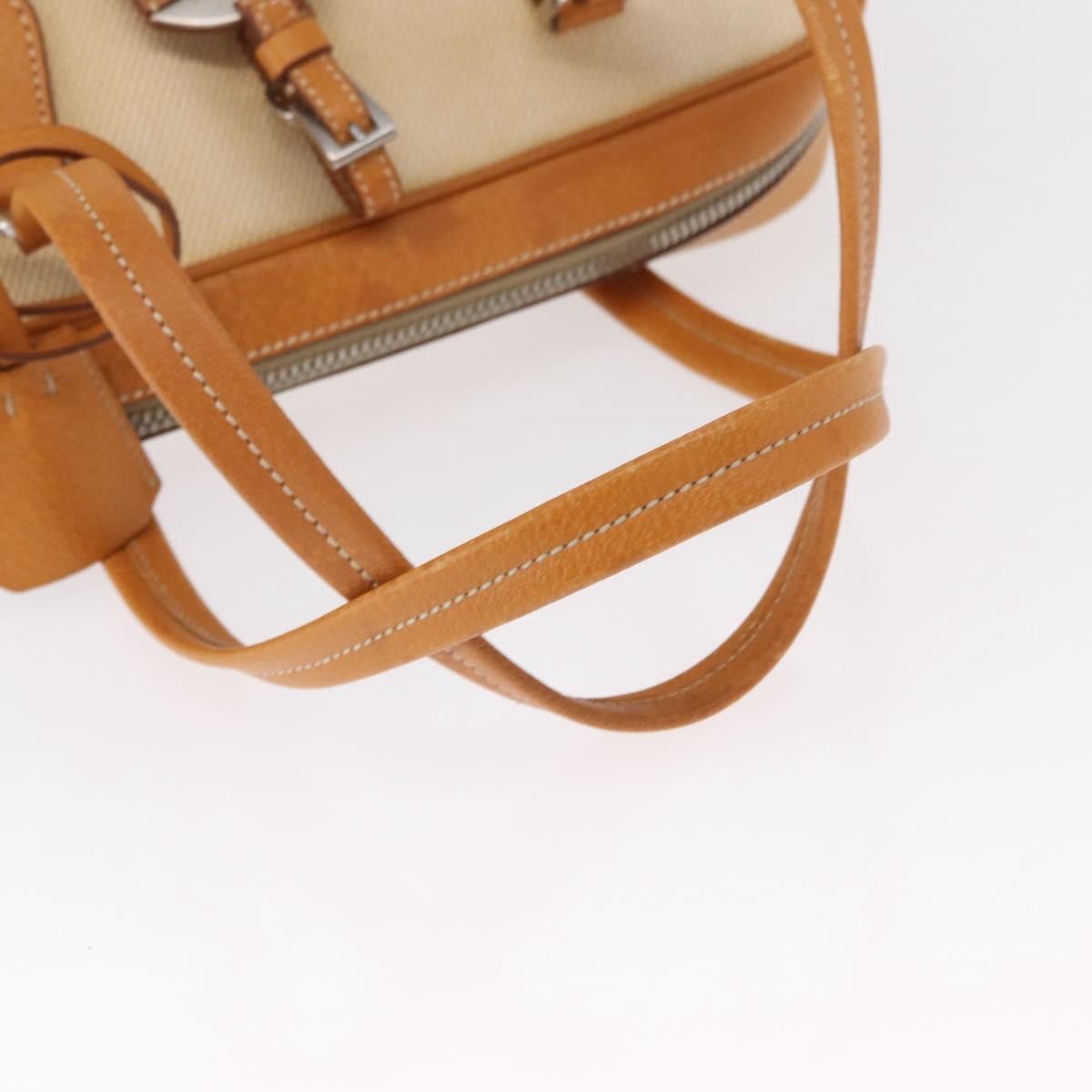 Prada Bowler Bag Canvas with Leather