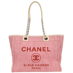 Chanel Deauville Tote Canvas