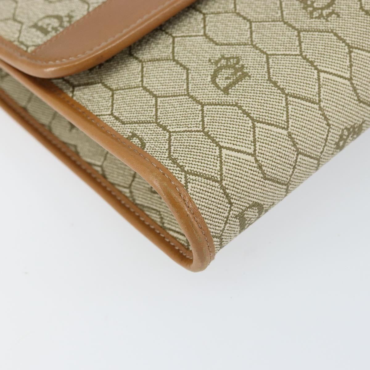 Christian Dior Vintage Honeycomb chain Canvas