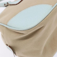 Prada Bauletto Bag Canvas with Leather