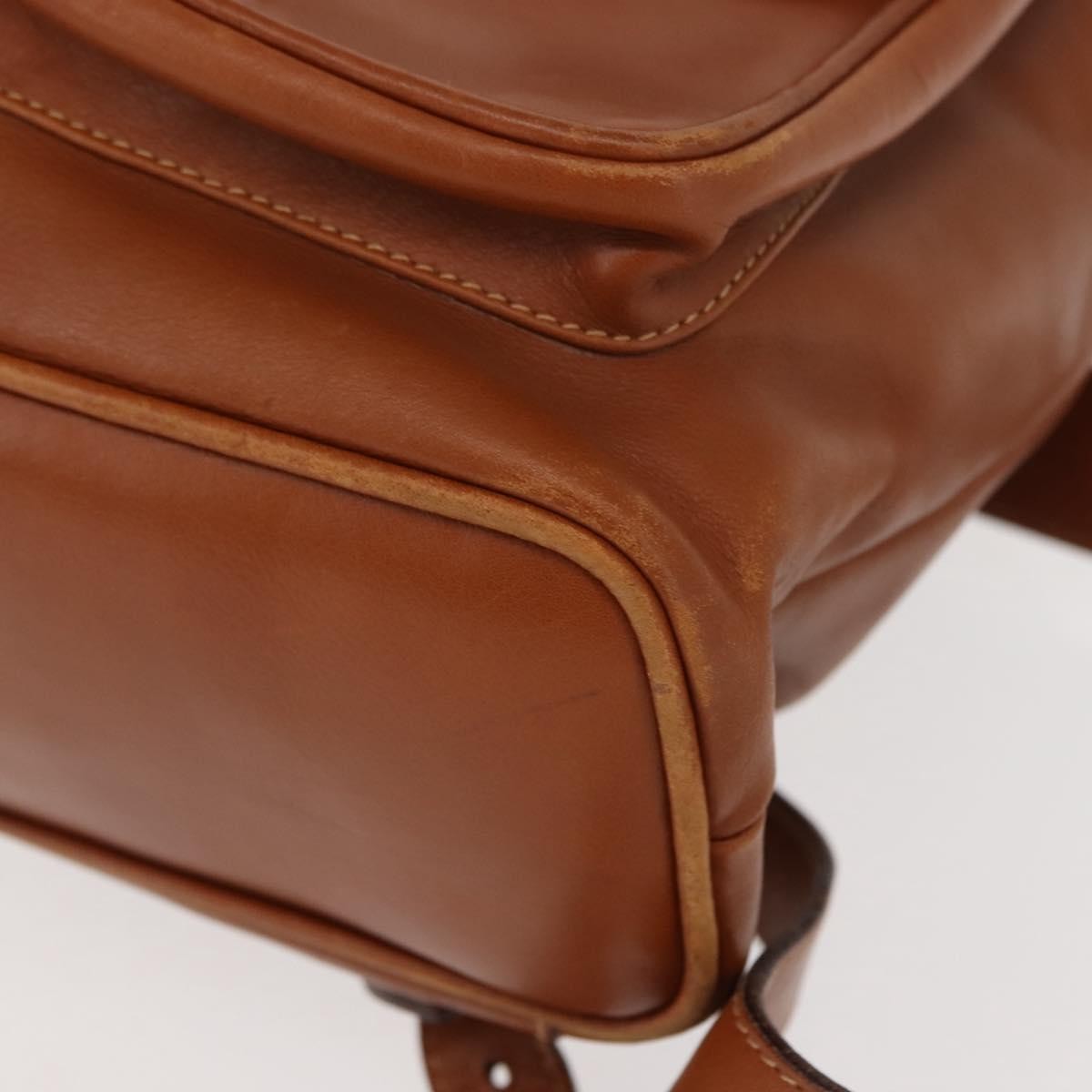 Gucci Vintage Bamboo Backpack Leather