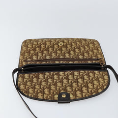 Christian Dior Vintage Trotter Shoulder Bag Canvas