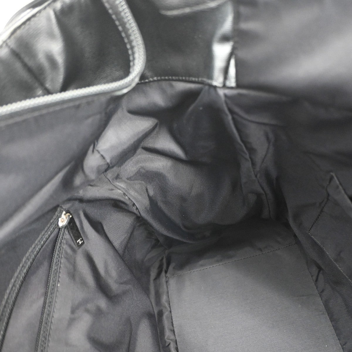 Chanel Biarritz Pocket Tote Quilted Coated Canvas